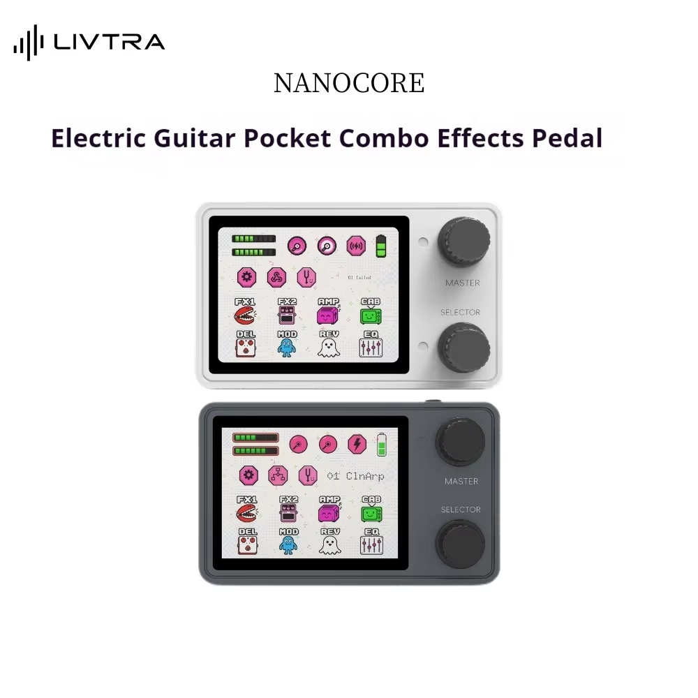 Audio Interface - Neuer Livtra Nanocore Mini Gitarren-Multieffektprozessor, Taschenformat,
