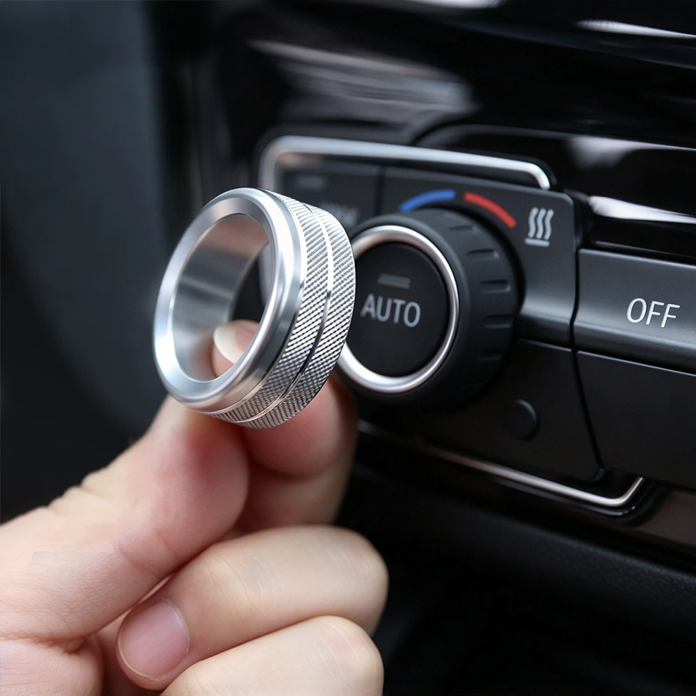 Knob Aluminum - Dekorativer Zierring aus Aluminiumlegierung für Klimaanlagenknöpfe,