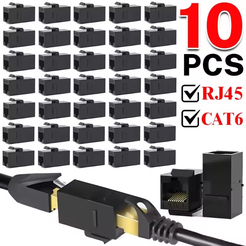 Rj45 Jack - 2-10 Stück CAT6 RJ45 Keystone-Kupplung, Buchse