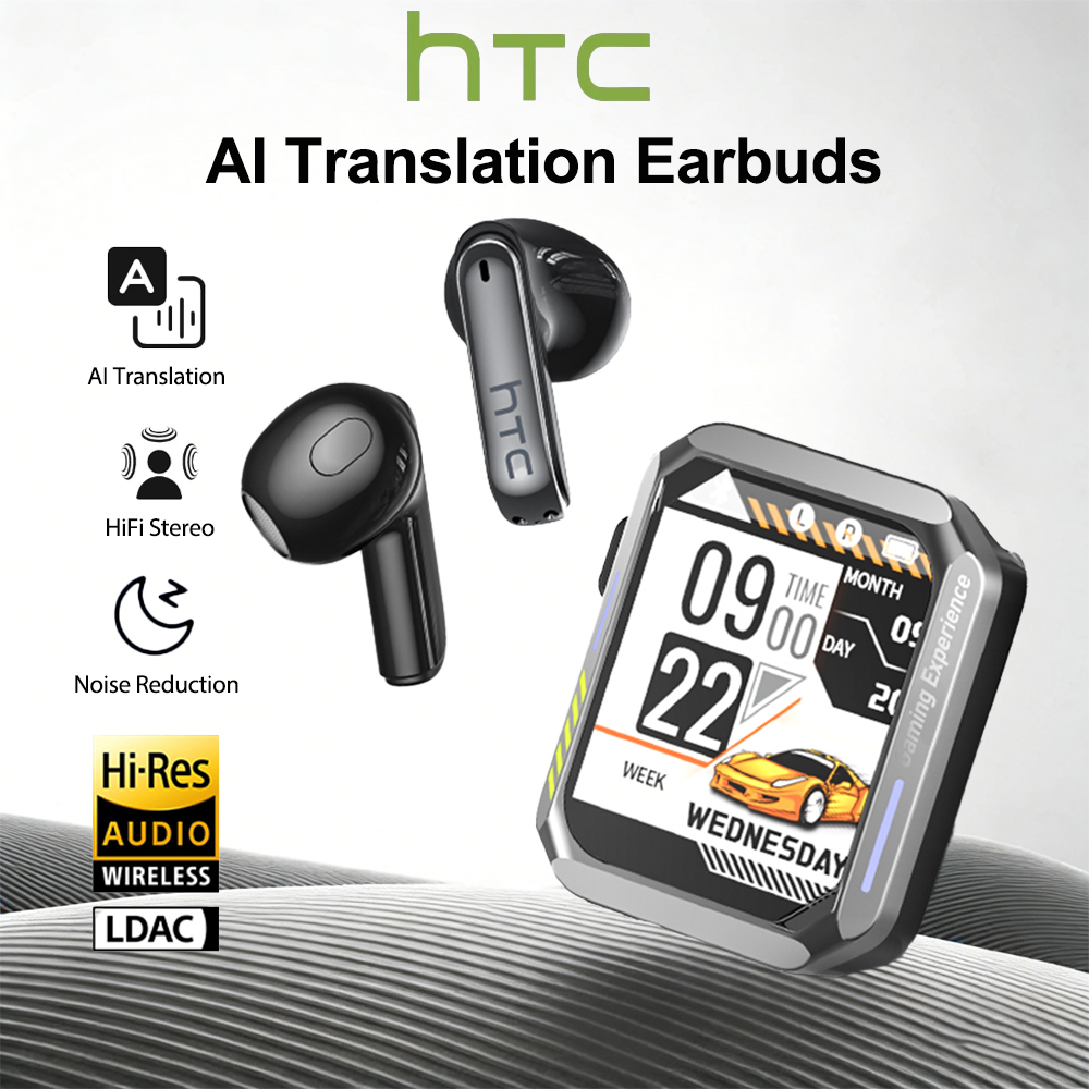 Woofer - HTC Gaming Bluetooth-Kopfhörer mit Mikrofon, Echtzeit-Übersetzungs-Ohrhörer,