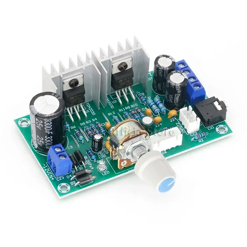 Audio Amplifier Board - Mini TDA2030 Zweikanal-Leistungsverstärkerplatine 15W+15W Audio-Verstärker für