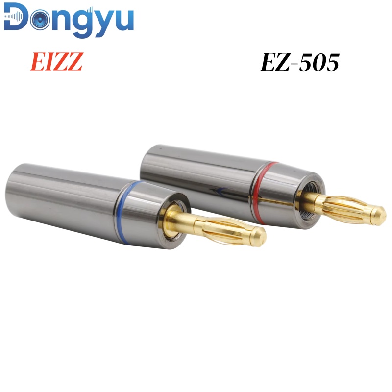 Banana Plug - EIZZ EZ-505 vergoldeter Bananenstecker aus reinem
