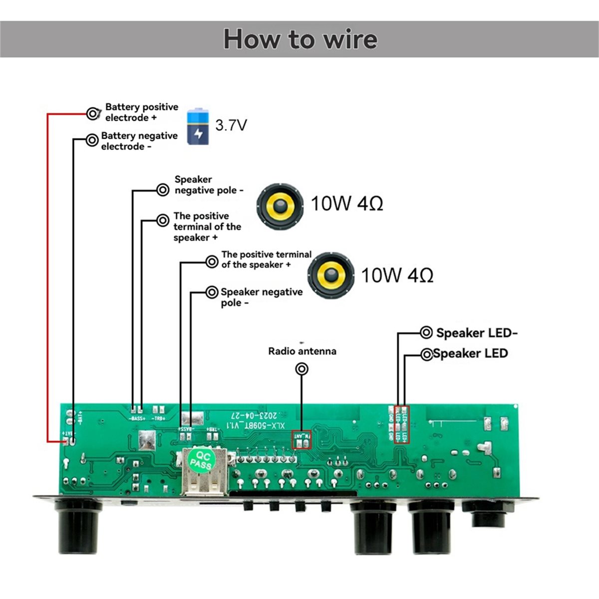 Aktualisierung. 2X10W 3,7V Ver – Diy Speaker Bewertung und Preis