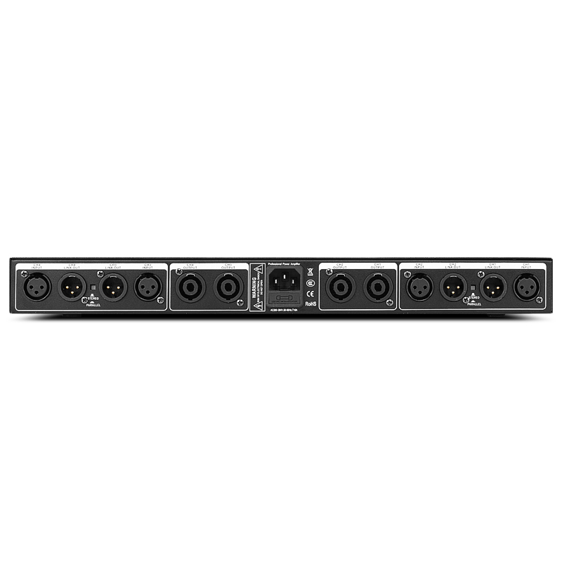 Neuheiten D-Klasse 1U 4-Kanal  – Class D Amplifier Bewertung und Preis