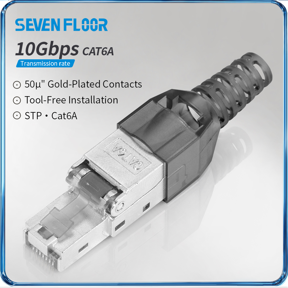 Cat6A/Cat6 abgeschirmter RJ45- – Rj45 Jack Bewertung und Preis