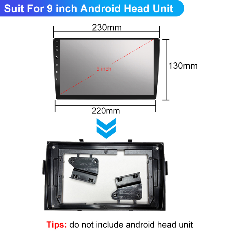 9-Zoll-Android-Autoradio-Einba – Audio Cable Rca Bewertung und Preis