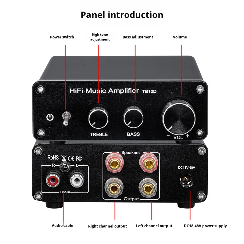 Stereo Audio Digital-Verstärke – Class D Amplifier Bewertung und Preis