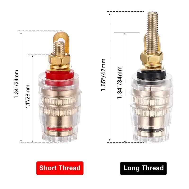 2/4 Stück 4mm Bananenstecker,  – Banana Plug Bewertung und Preis