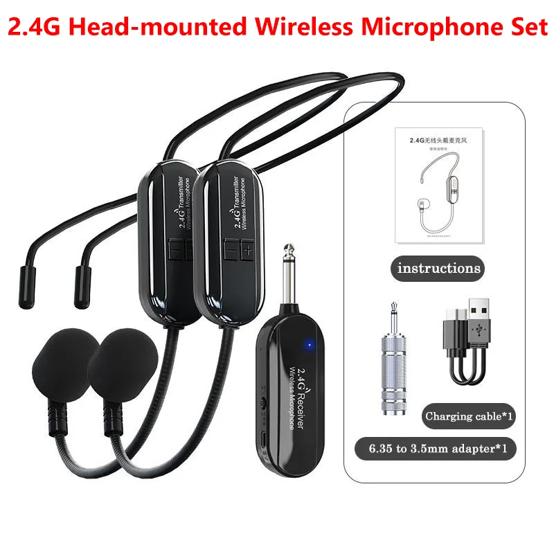 2,4G Kopfbügel-Wireless-Lavali – Speaker Enclosure Bewertung und Preis