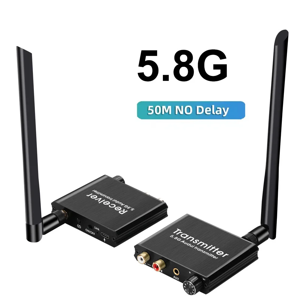 50m 2,4GHz Sender-Empfänger 5, – Audio Cable Rca Bewertung und Preis
